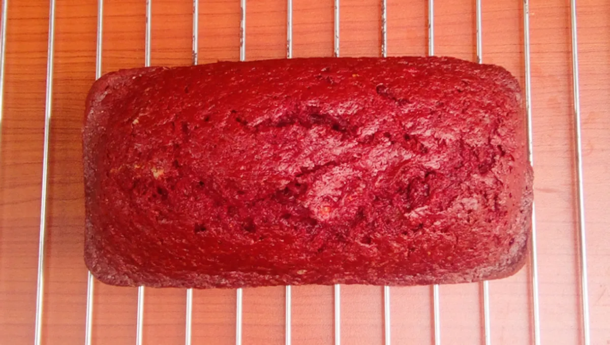 Red Velvet Banana Bread