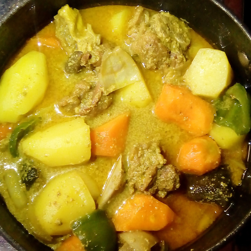 Goat curry Coconut goat curry, Recipes by Dolapo Grey