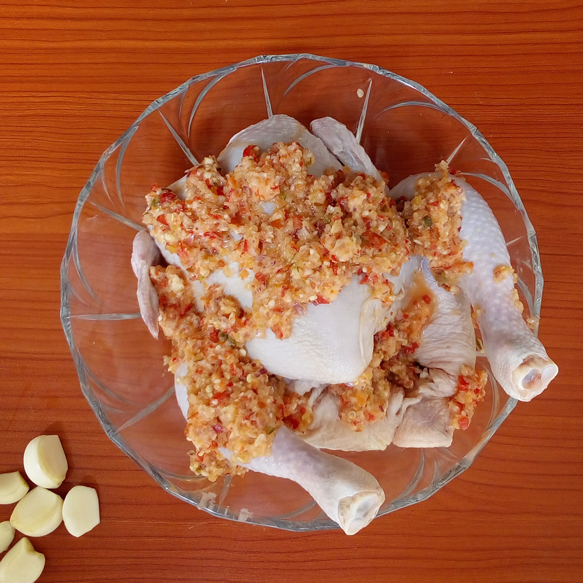 Garlic pepper chicken recipe by Dolapo Grey