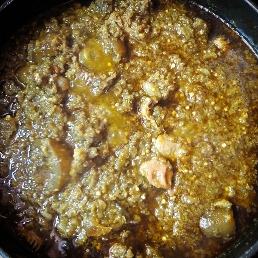 Ayamase stew recipe Ofada Designer stew, Recipes by Dolapo Grey