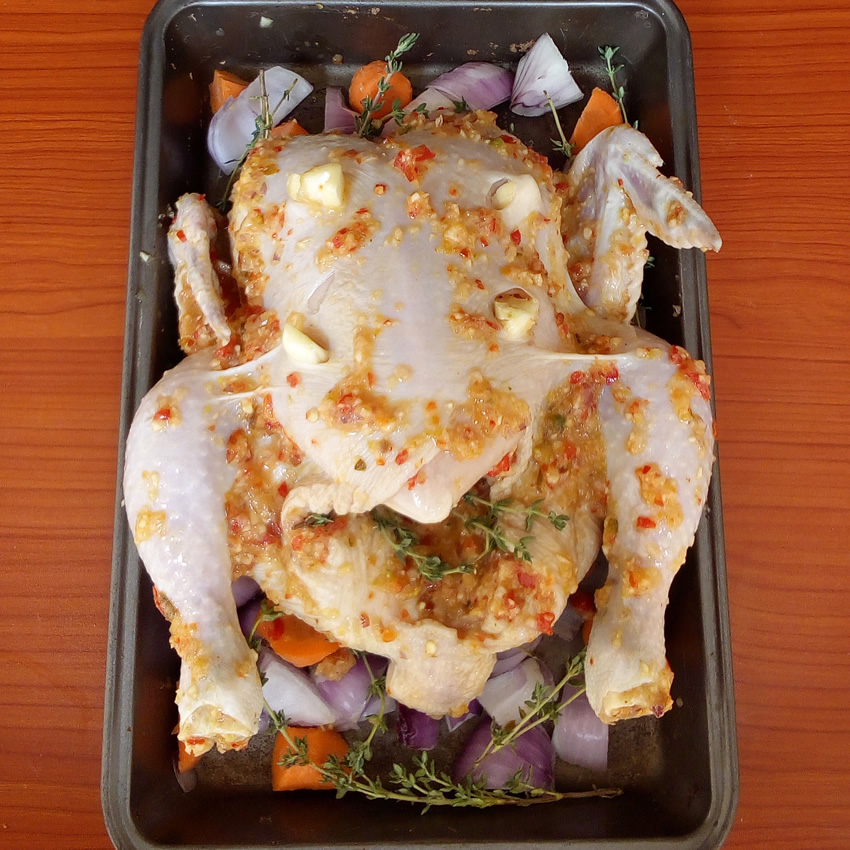 Garlic pepper chicken recipe by Dolapo Grey