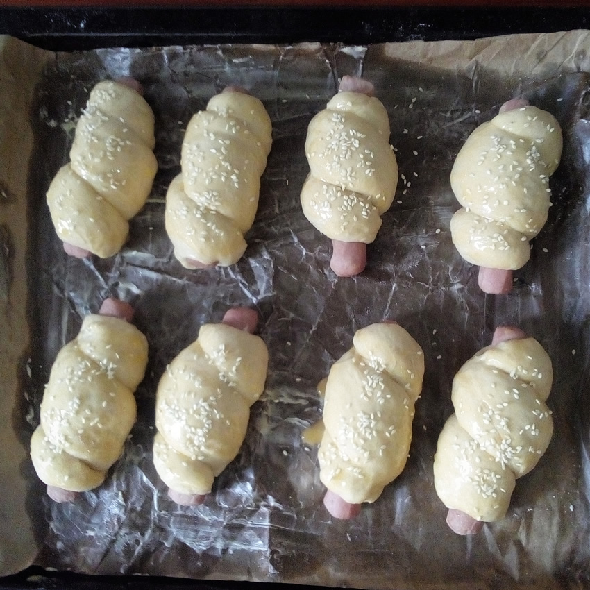 Sausage Bread rolls Pig in a blanket, Recipes by Dolapo Grey