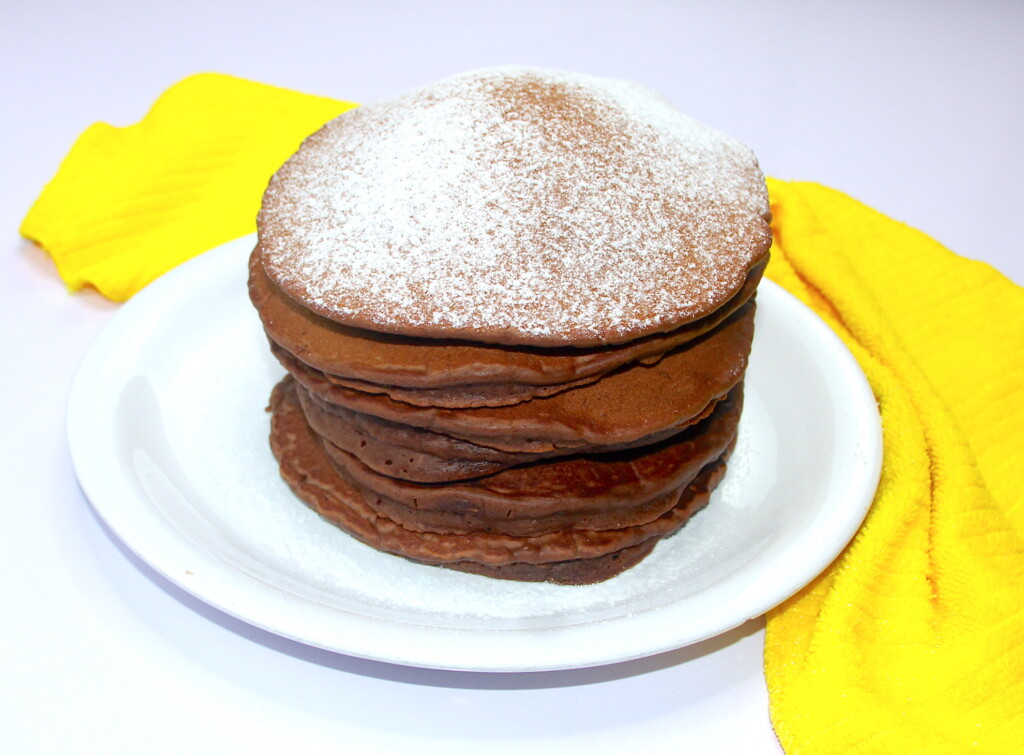 Chocolate pancakes, Recipes by Dolapo Grey