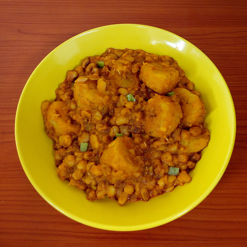 Beans and Plantain Pottage, Recipes by Dolapo Grey