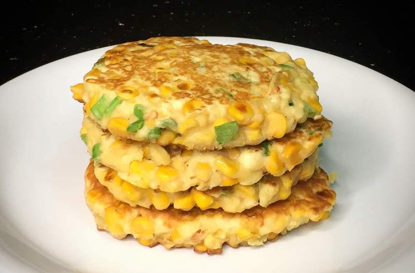 Corn fritters by Dolapo Grey, Recipes by Dolapo Grey