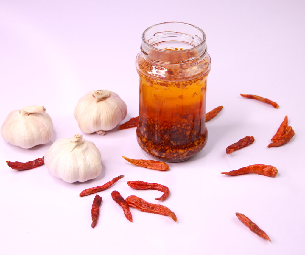 Chili Garlic Oil, Recipes by Dolapo Grey