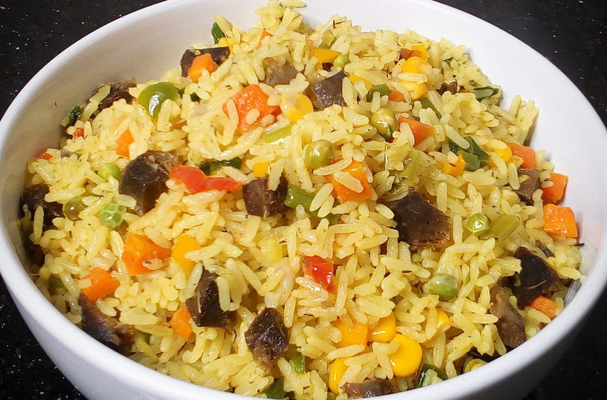 Fried rice recipe by Dolapo Grey, Recipes by Dolapo Grey