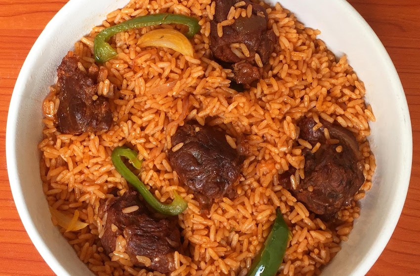 One-Pot Beef Jollof Rice, Recipes by Dolapo Grey