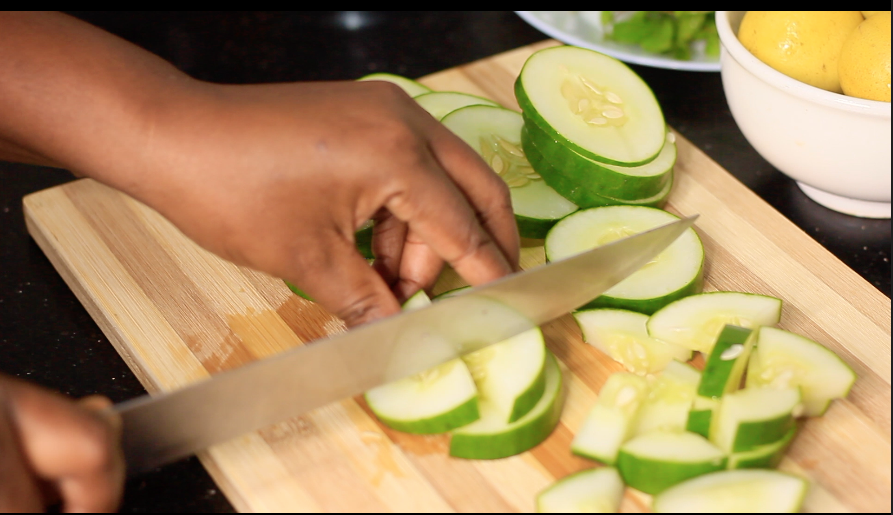 Cucumber-Mint juice, Recipes by Dolapo Grey