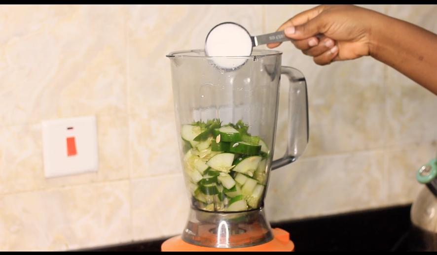 Cucumber-Mint juice, Recipes by Dolapo Grey