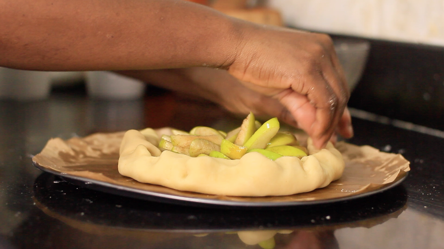 Free form Apple Pie Apple Galette, Recipes by Dolapo Grey