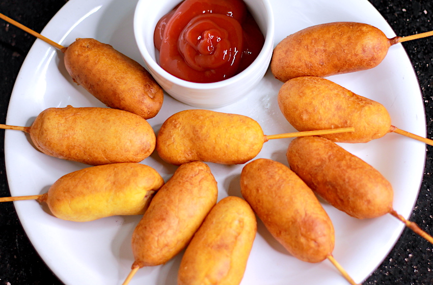 Corn Dogs, Recipes by Dolapo Grey