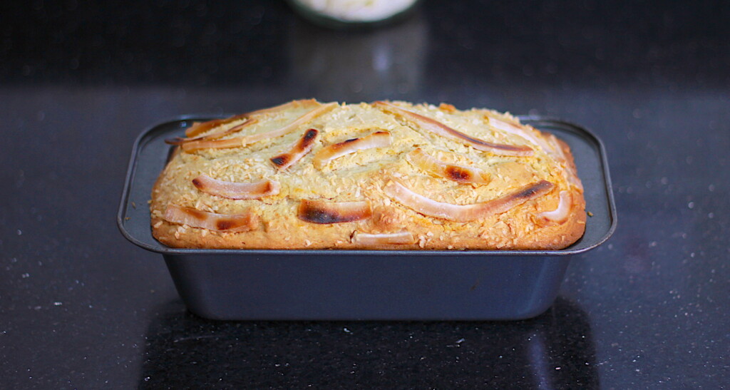 Coconut Loaf Cake, Recipes by Dolapo Grey