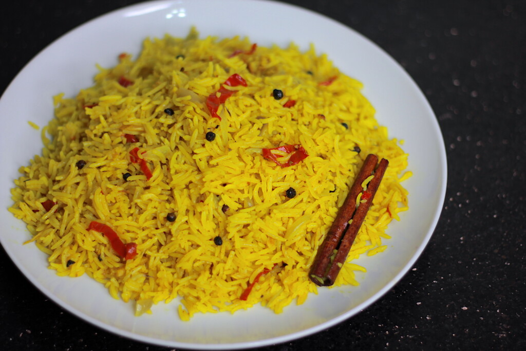 Spicy Yellow Rice Recipe, Recipes by Dolapo Grey