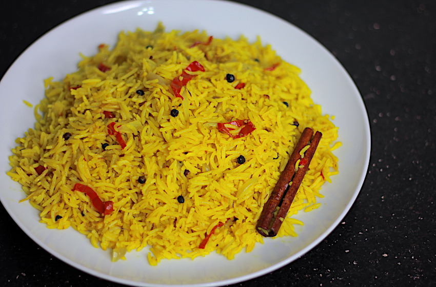 Spicy Yellow Rice Recipe, Recipes by Dolapo Grey