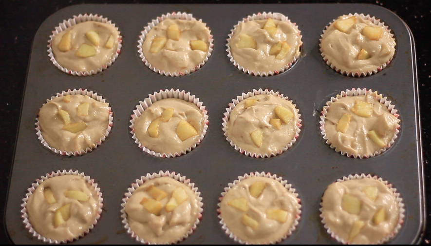 Homemade Apple Muffins, Recipes by Dolapo Grey
